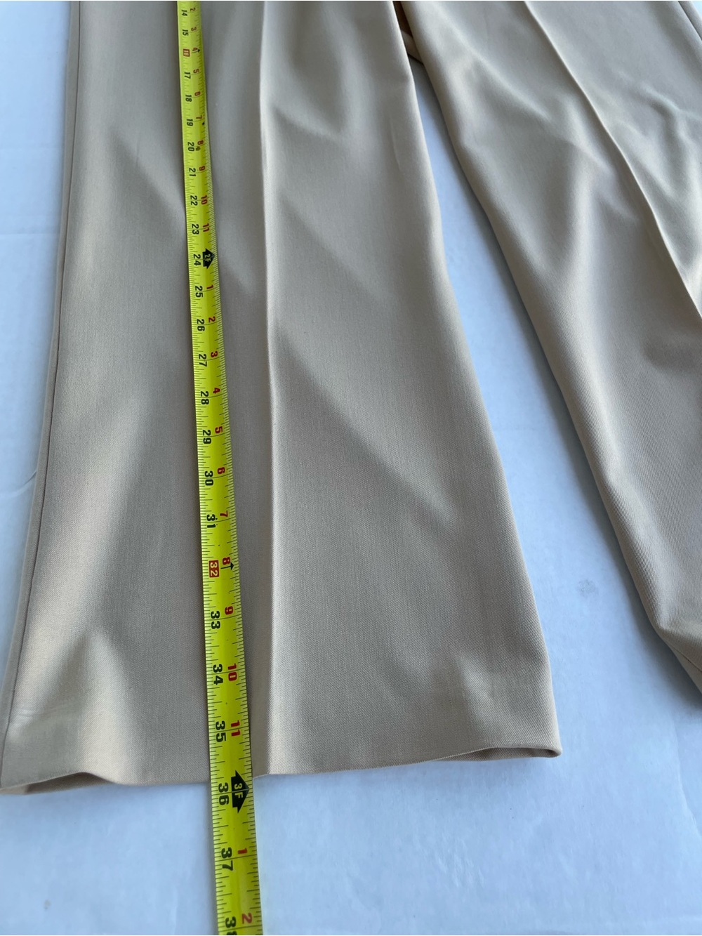 Lauren Ralph Lauren Beige straight/relaxed Leg Dress Pants size 12P - Picture 10 of 12